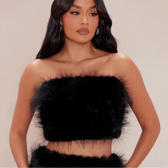 Fluffy Feather Kitten Heels - Picture 4 of 5